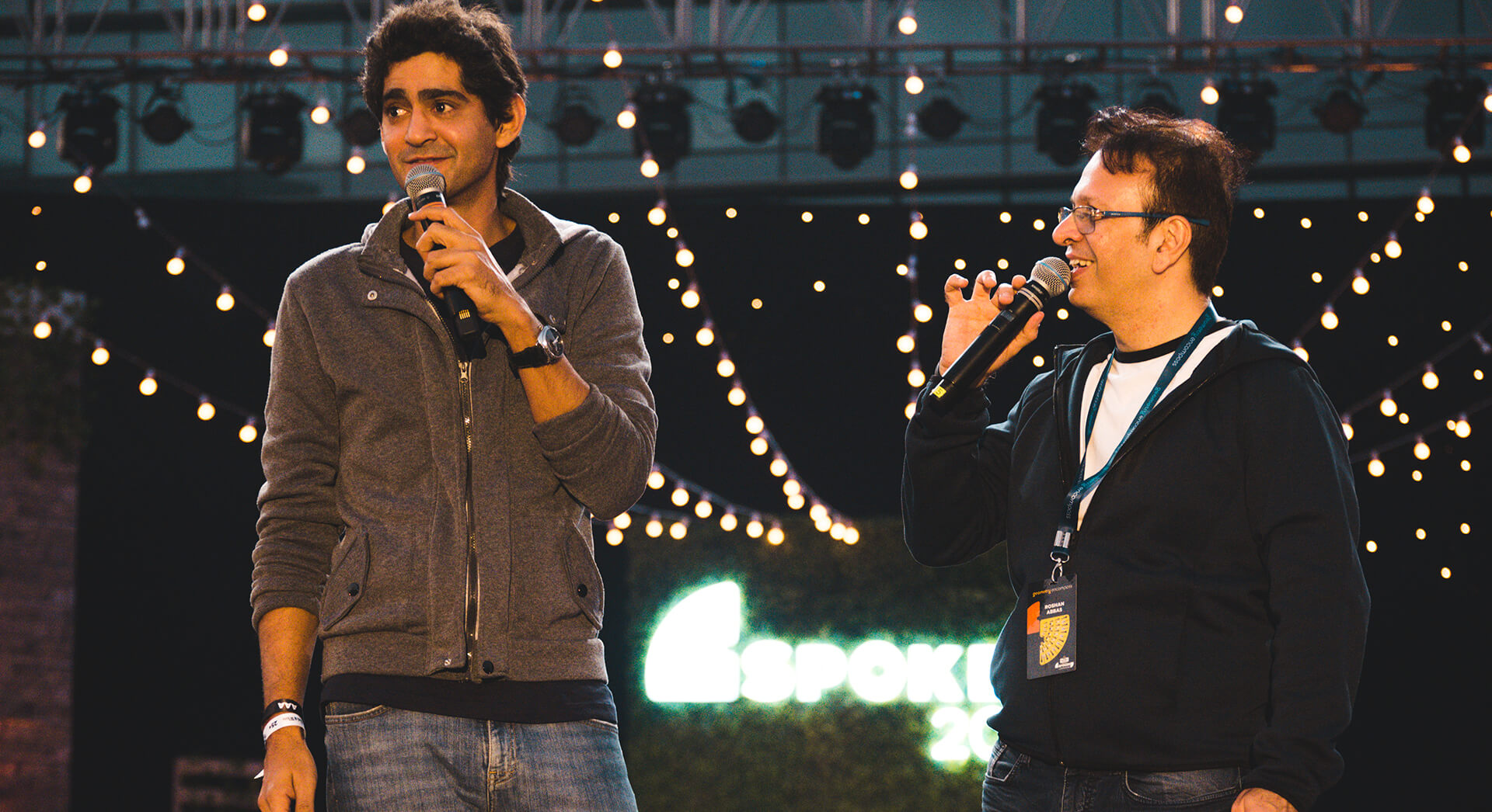 Roshan Abbas with Gaurav Kapoor at Spoken