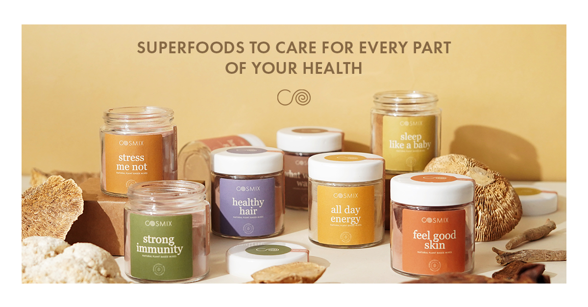 Cosmix superfoods product range