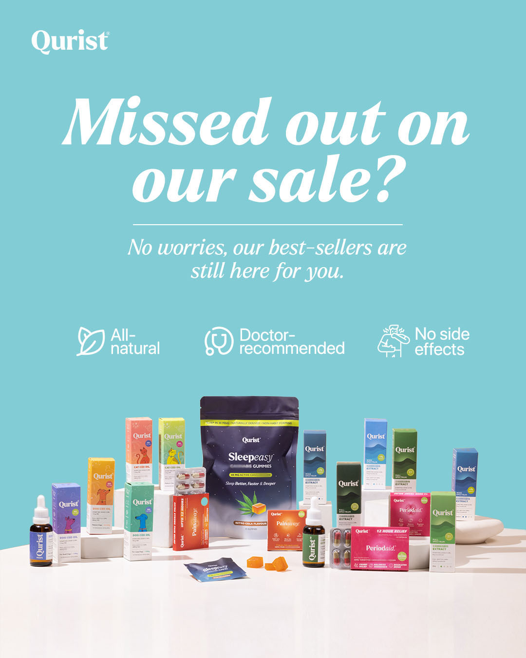 Qurist — Missed out on our sale? campaign creative